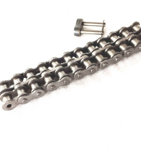 Cadenas transportadoras Cadenas de rodillos con piñón de cadena de rodillos recto series Serie A） C35-1 para miniexcavación con pasador extendido