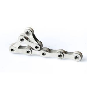 Conveyor roller chain- 80-1-1LTR Short pitch conveyor chains with top rollers Dimensions