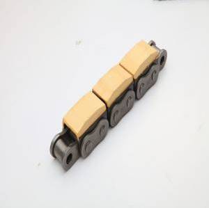 Conveyor roller chain- 08B-G1 Roller chains with vulcanised elastomer profiles Dimensions