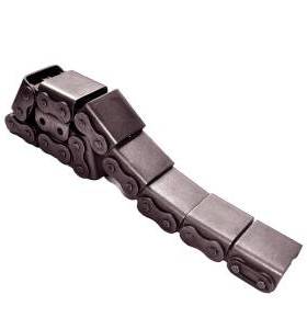 Conveyor roller chain- 24B-U1 Roller chains with U type attachments Dimensions