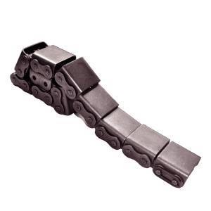 Conveyor roller chain- 16B-U1 Roller chains with U type attachments Dimensions