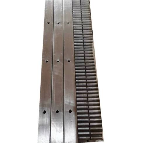 Gear Rack M6 60*60 2016, With 8*M16 holes, without teeth hardening