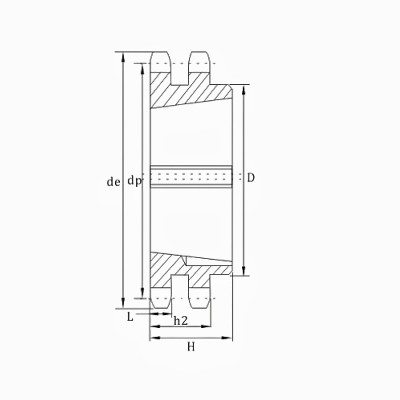 Metric 10B-2 Taper Bore Sprockets