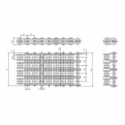 ANSI #40-5 Roller Chain