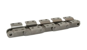 Double Pitch Conveyor Chains with K2 Attachments