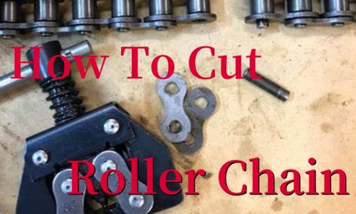 ¿Cómo romper una cadena de rodillos?