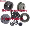 How To Measure V Belt Pulley?
