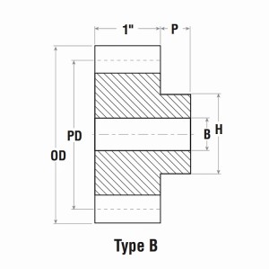 10DP Imperial Steel Spur Gear