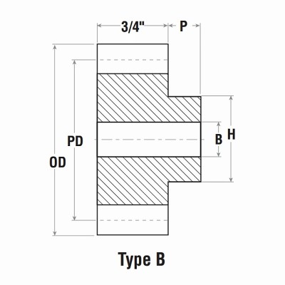 12DP Imperial Steel Spur Gear