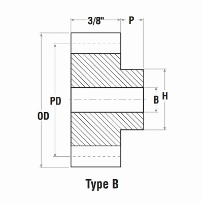 20DP Imperial Steel Spur Gear
