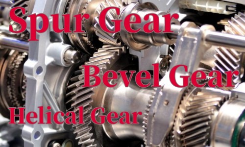 Diferencia entre engranajes rectos, helicoidales, cónicos y sinfín