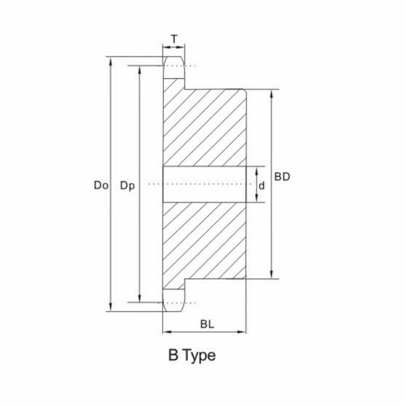 B Type KANA NK25B Sprocket