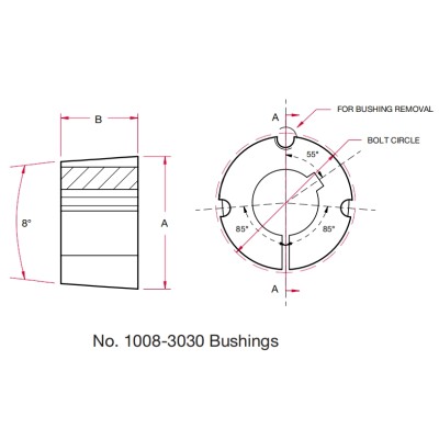 3030 Taper Lock Bushing