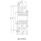 ANSI E100B Sprocket With QD Bushing