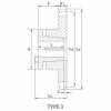 ANSI 50B Sprocket With Split Taper Bushing