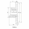 ANSI 120B Sprocket With Split Taper Bushing