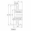 ANSI 80B Sprocket With Split Taper Bushing