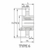 ANSI 140B Sprocket With Split Taper Bushing