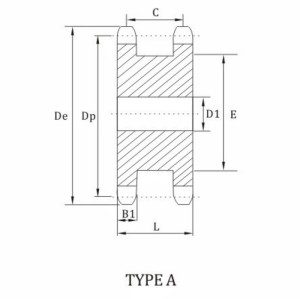 ANSI DS100 Double-Single Sprockets