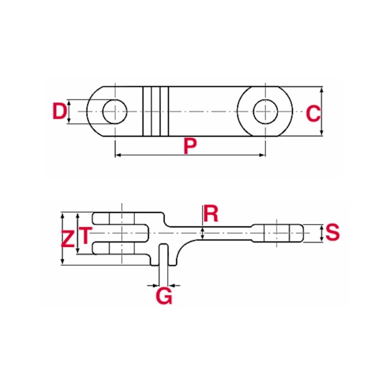 200252 Forged Link Chain