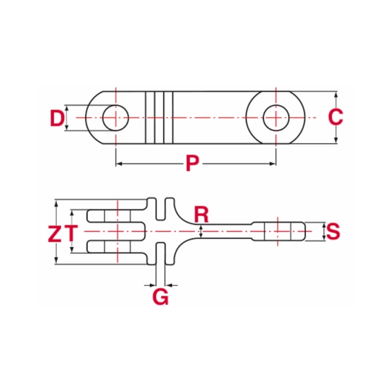 142183 Forged Link Chain