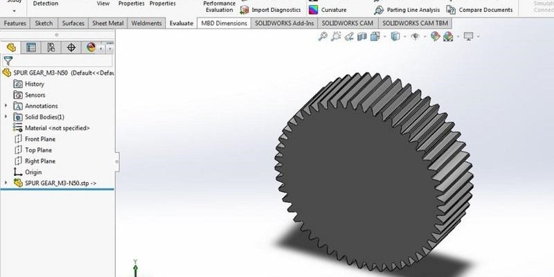 Spur Gear Customization Capability