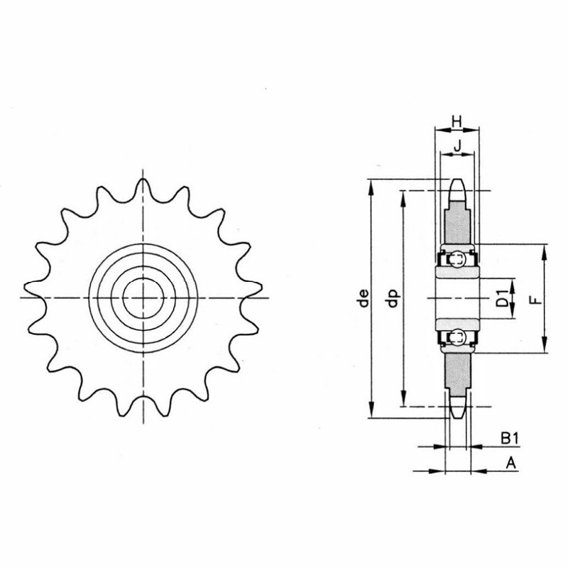 Idler Sprocket Drawing