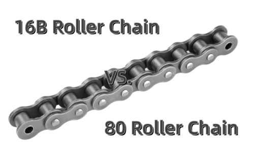 ANSI 80 Roller Chain VS. 16B Roller Chain
