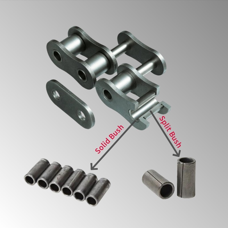 Split Bushing vs. Solid Bushing Roller Chains: Which One is Right for Your Application?