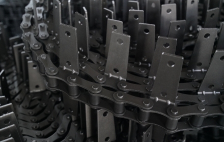 Agricultural chain with attachments