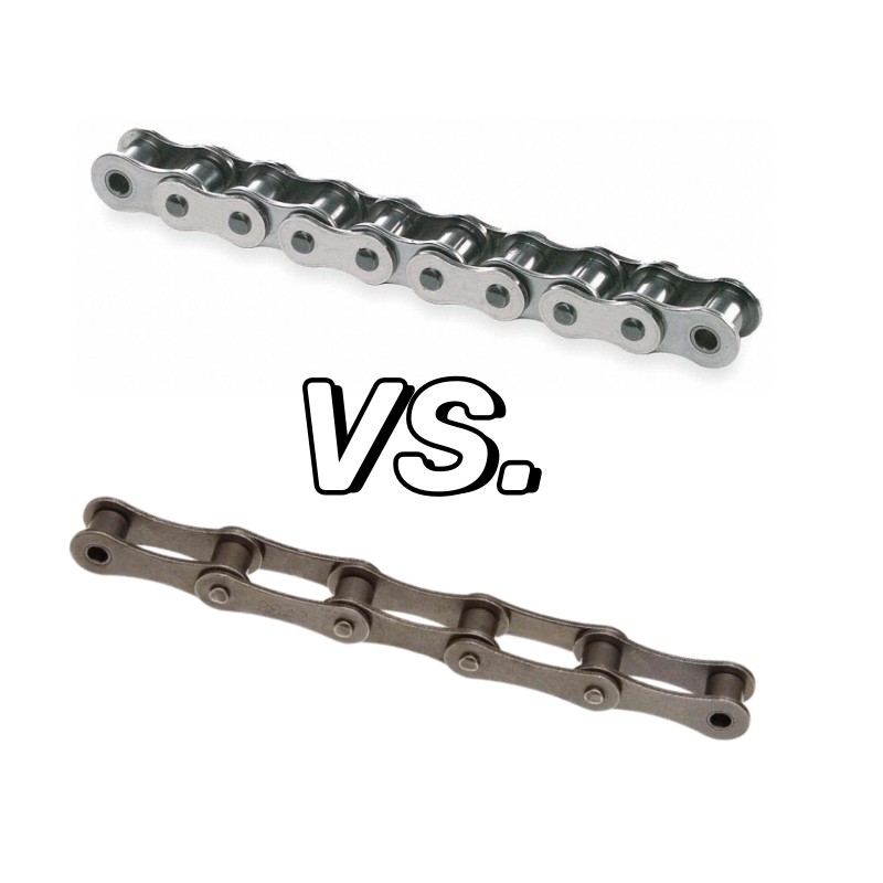 Short Pitch Roller Chain VS. Double Pitch Roller Chain