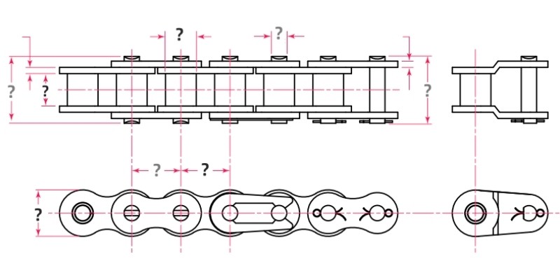 Roller Chain Size Chart