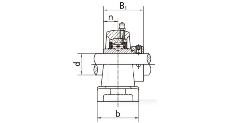HCP200 Pillow Block Bearing Units Dimension Chart