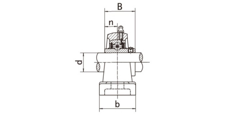 UCP200 Pillow Block Bearing Units Dimensions