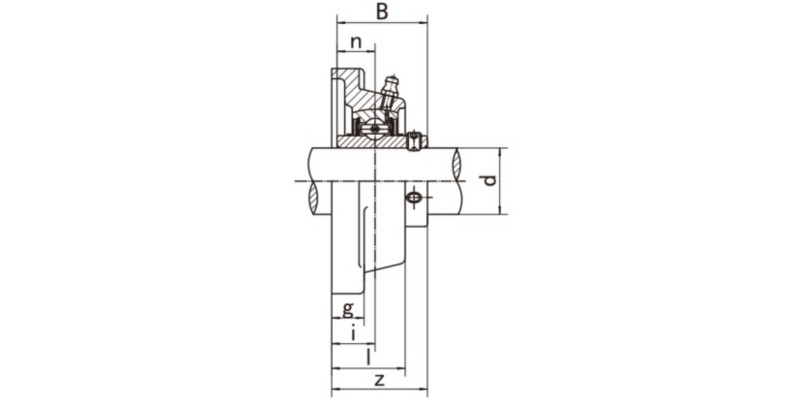 UCFU200 Square Flanged Units Dimensions