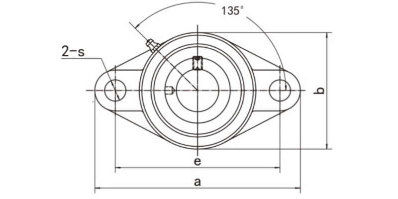 HCFL200 Oval Flanged Units Dimensions