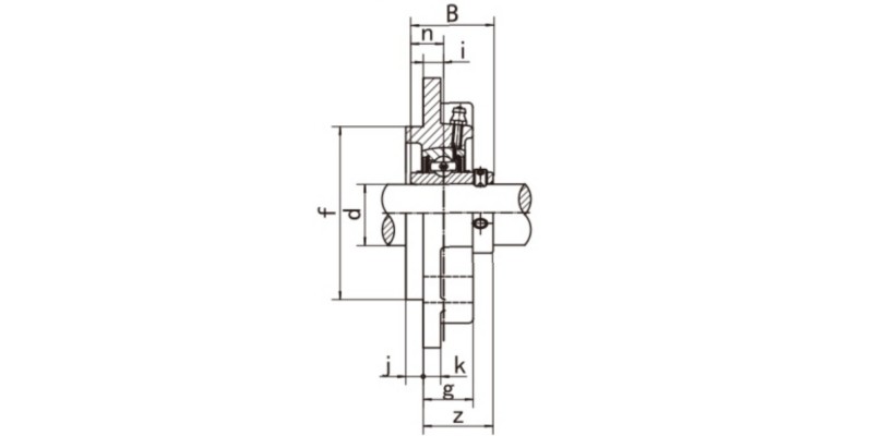 UCFC200 Flange Cartridge Units Dimensions