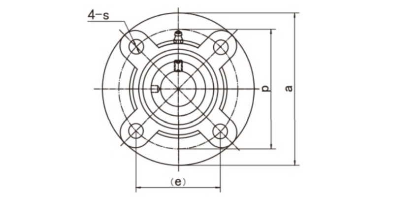 HCFC200 Flange Cartridge Units Dimensions