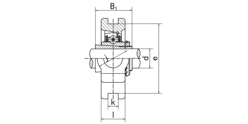 UKT200 Take-up Bearing Units Dimensions