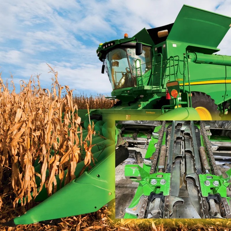Corn Head Gathering Chains & Sprockets: Factory-Direct Replacement Solutions