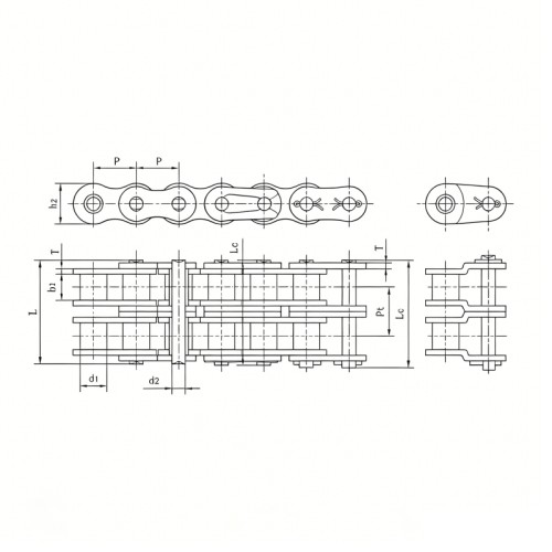 Rollenkette 06B-2