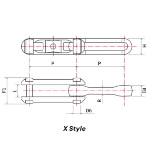 X228 Drop Forged Rivetless Chains | Overhead Conveyor Chain
