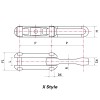 X228 Drop Forged Rivetless Chains | Overhead Conveyor Chain