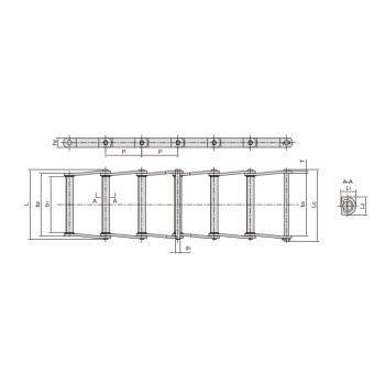 WD110 Chain - Welded Steel Drag Chain 6