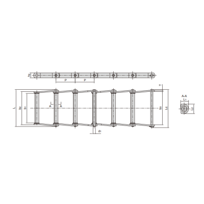 WD110 Chain - Welded Steel Drag Chain 6