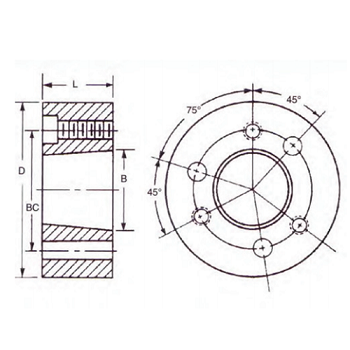 QD Weld-on Hubs| H-E| Carbon Steel Durable QD weld-on Hubs SH-A--N-A For Engineering Made in China