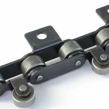 Conveyor roller chain- C210A Double pitch conveyor chain with special attachments types