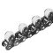 Conveyor roller chain- 60-P Roller chains with plastic rollers