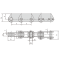 Conveyor roller chain- FVT140 Conveyor chains (FVT series) Dimensions