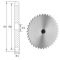 ANSI #240A Plain Bore Stainless Steel Sprockets